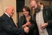 with Karan and President Michael D. Higgins (photo by Derek Spiers)